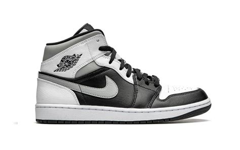 nike air jordan 1 mid heren sneakers grijs/zwart|nike jordans 1 heren.